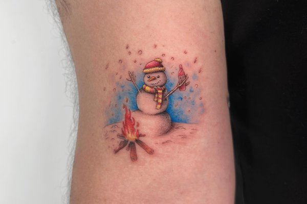 рождественские татуировки