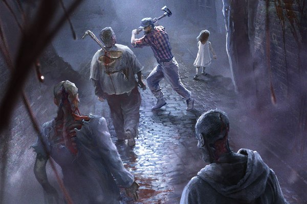 Тату-эскиз зомби