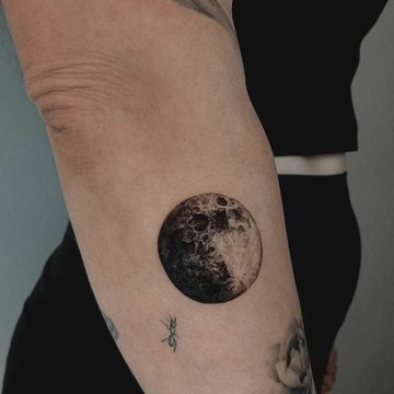 Тату эскизы луна