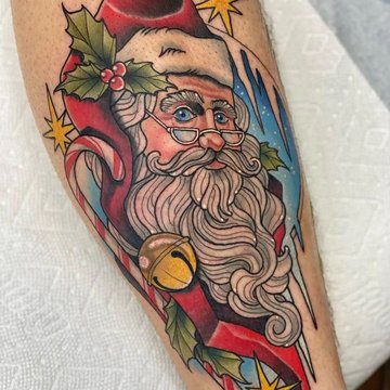 рождественские татуировки