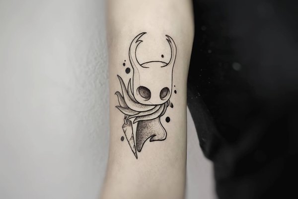 тату Hollow Knight, Порожній лицар тату