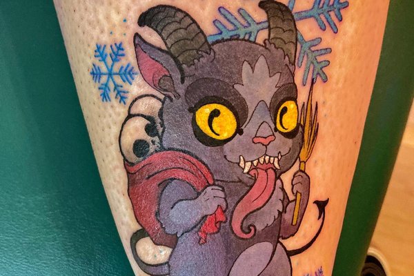 рождественские татуировки