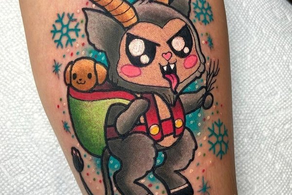рождественские татуировки