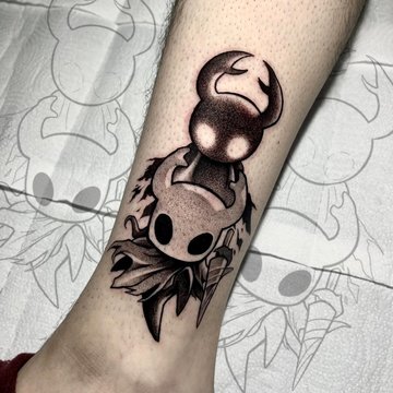 тату Hollow Knight, Порожній лицар тату