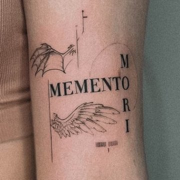 тату Memento Mori значення ескіз