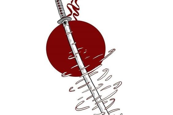 Тату эскизы катана