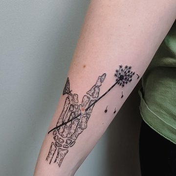 тату на руке