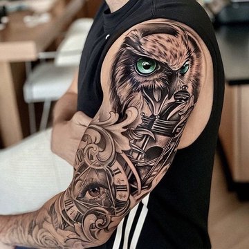 Тату сова