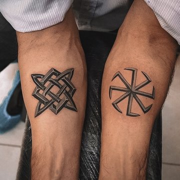 тату коловрат значение эскиз
