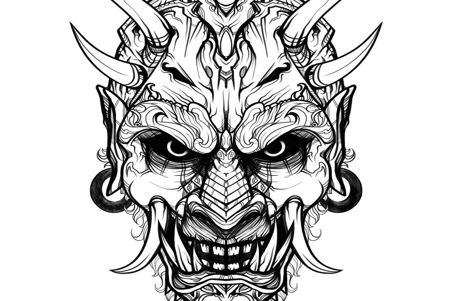 Тату-эскизы "Дьявол"