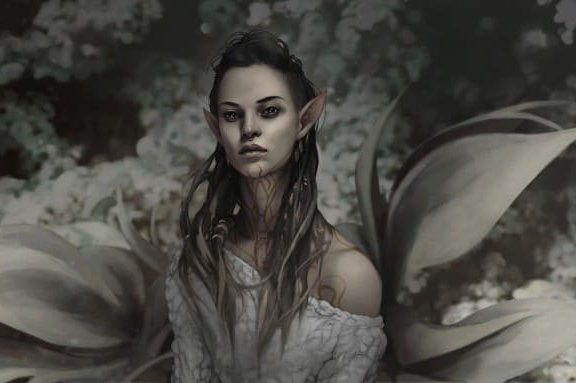 Тату-эскизы "эльф"