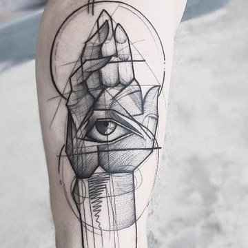 Тату-эскизы скетч стайл