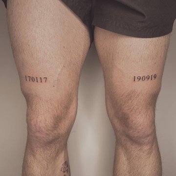 Тату з цифрами