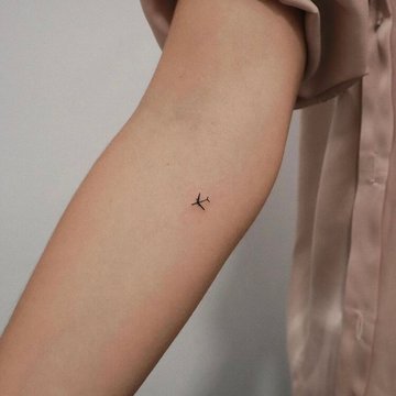 Тату-эскизы самолет