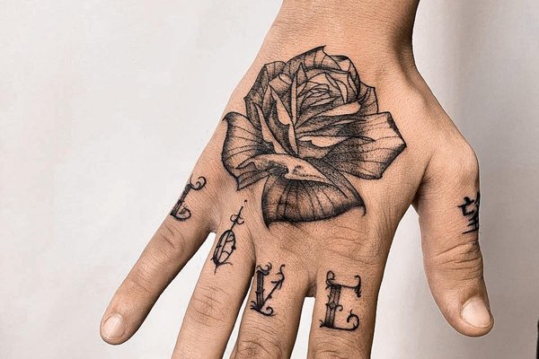 тату на руке