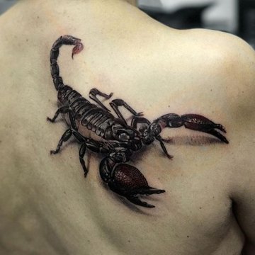 тату знак Зодиака Рак