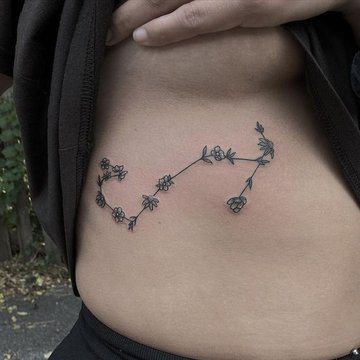 тату знак Зодіаку Скорпіон