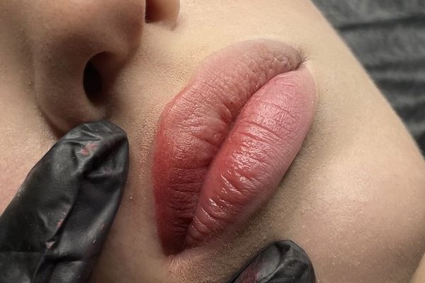 Татуаж губ після процедури